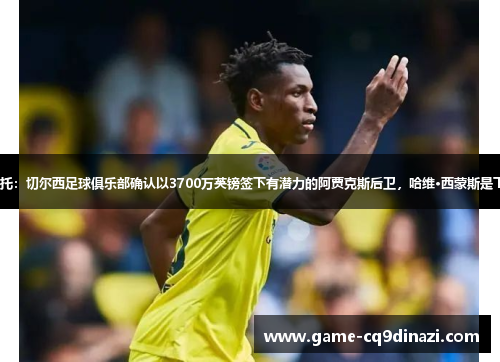 乔雷尔·哈托：切尔西足球俱乐部确认以3700万英镑签下有潜力的阿贾克斯后卫，哈维·西蒙斯是下一个目标